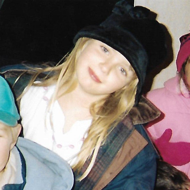 Image of the founder of Before Now card game that helps you talk to older relatives as a child 